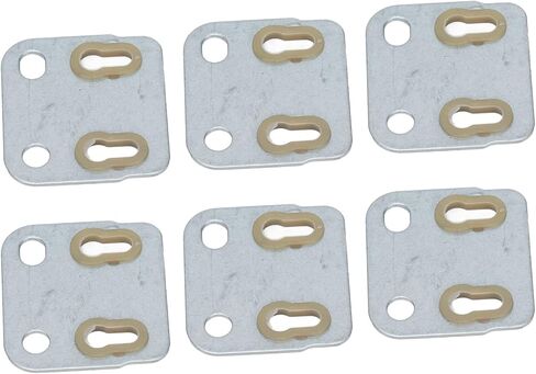 Valve Push Rod Guide Plate 10Pcs for 154F Engine - Durable Iron and Plastic Construction, Easy Installation, Reliable Performance for Engine Maintenance in Saudi Arabia