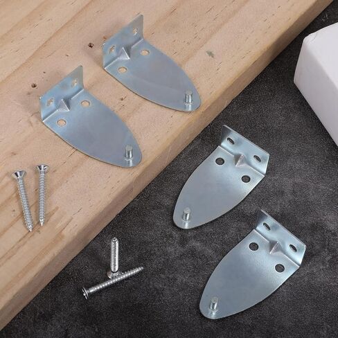 Metal Blinds Hold Down Brackets 8 Pieces Mini Brackets for Blinds Metal Hold Down Bracket Holder Blind Bottom Rail Holds Clips Replacements Blind Parts with Install Screws for Windows Doors in Saudi Arabia