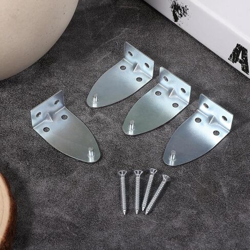Metal Blinds Hold Down Brackets 8 Pieces Mini Brackets for Blinds Metal Hold Down Bracket Holder Blind Bottom Rail Holds Clips Replacements Blind Parts with Install Screws for Windows Doors in Saudi Arabia