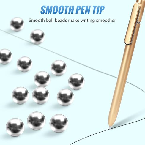 6 Pack Black Gel Pens 0.5mm Black Gel Ink Pens Bulk Fine Point Quick Drying Pens,Retractable Roller Ball Gel Pen,for Smooth Writing,Gold ABS Case with Pocket Clip Perfect for Office School in Saudi Arabia