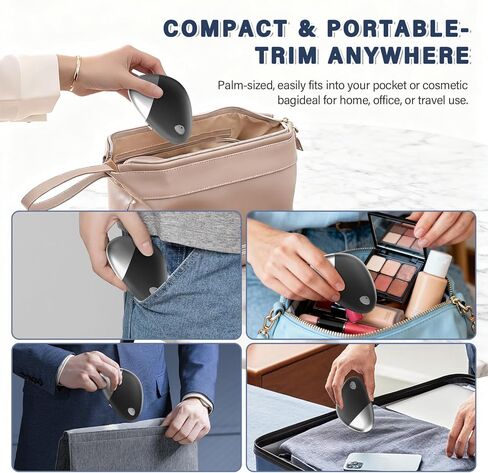 Electric Nail Clipper, Upgraded Toe Nail Clippers with Nail Scraps Storage, 2 Speeds, Magnetic Cover, Type-C Rechargeable, Automatic Electric Nail File for Thick Toenails, Adult, Seniors, Men (Black) in Saudi Arabia