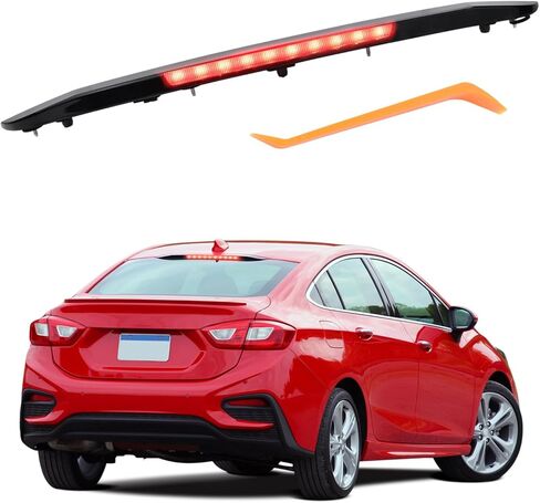 84277408 ضوء الفرامل الثالث ضوء الفرامل الثالث متوافق مع Chevy Cruze 2016-2019 LED ارتفاع جبل إيقاف ضوء الفرامل ارتفاع ضوء إيقاف مجموعة المصباح استبدال # 923-355 ضوء الفرامل المركزي الخلفي in Saudi Arabia
