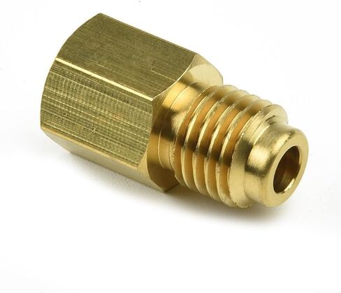 Brass R134a to R12 AC Adapter Fitting with 1/2" ACME Male and 1/4" SAE Female Quick Coupling for Automotive Air Conditioning Systems in Kuwait