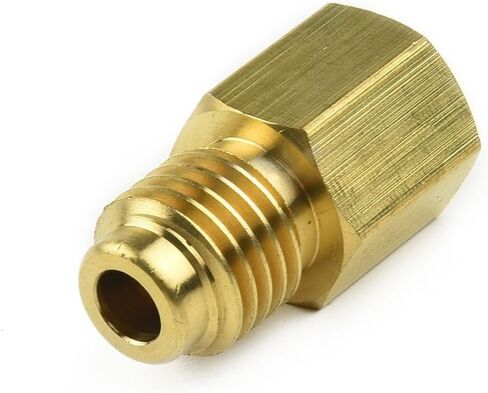 Brass R134a to R12 AC Adapter Fitting with 1/2" ACME Male and 1/4" SAE Female Quick Coupling for Automotive Air Conditioning Systems in Kuwait