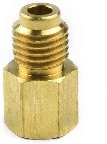 Brass R134a to R12 AC Adapter Fitting with 1/2" ACME Male and 1/4" SAE Female Quick Coupling for Automotive Air Conditioning Systems in Kuwait
