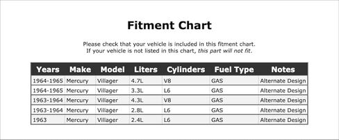 مجموعة خرطوم خط أسطوانة توجيه الطاقة المتوافقة مع Mercury Villager GAS 1965 1964 1963 P-4301039 in Saudi Arabia