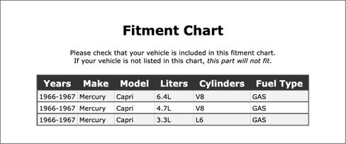 Cylinder Power Steering Cylinder Line Hose Assembly Compatible With Mercury Capri GAS 1967 1966 P-4301042 in Saudi Arabia
