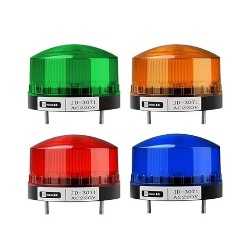 Strobe Signal Warning Light LED -3071 12V 24V 220V Indicator Light LED Lamp Small Flashing Light Alarm(Red,with Voice,12V) in Saudi Arabia
