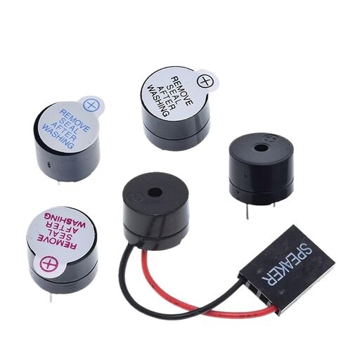 10pcs 3V 5V 12V Active Buzzer Magnetic Long Continous Beep Tone 12 * 9.5mm Speaker(5V Active Buzzer) in Saudi Arabia