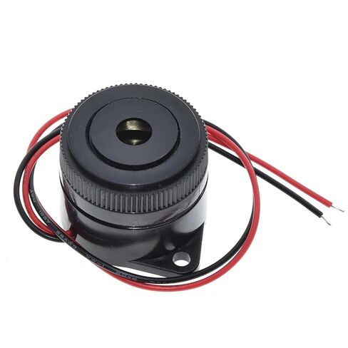 QSI-2910 90DB Buzzer 29.5x24.5mm DC 12V Active piezoelectric Buzzer Continuous Sound in Saudi Arabia