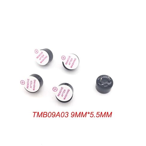 10PCS 3V Active Buzzer Alarm AC 9MM*5.5MM TMB09A03 0905 0955 Pitch 5mm Active Piezo Buzzers in Saudi Arabia