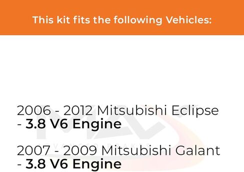 Max Advanced Brakes Front & Rear Brake Kit Compatible With 2006-2010 2011 2012 Mitsubishi Eclipse 3.8L Galant 3.8L Replacement Drilled Slotted Black Coated Disc Brake Rotors and Ceramic Brake Pads in Kuwait