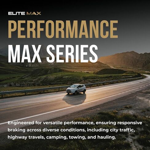 Max Advanced Brakes Front & Rear Brake Kit Compatible With 2006-2010 2011 2012 Mitsubishi Eclipse 3.8L Galant 3.8L Replacement Drilled Slotted Black Coated Disc Brake Rotors and Ceramic Brake Pads in Kuwait