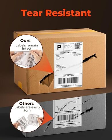 MUNBYN 130B Bluetooth Thermal Label Printer+4"x6" Direct Thermal Labels in Saudi Arabia