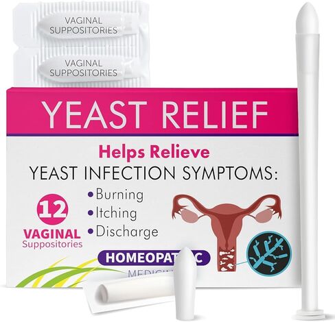 Vaginal Yeast Infection Treatment for Women | 7 Pre-Filled Applicators w/ Borax | Antifungal Ointment Helps Relieve Itching & Irritation | Vaginal Aid for Inflammation, Dryness & Watery Discharge in Kuwait