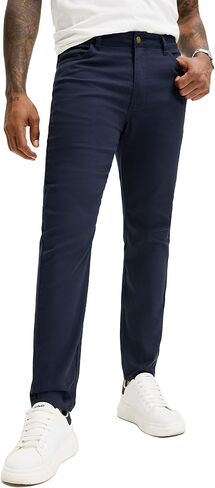 JEMLDL Men's Slim Fit Skinny Stretch Jeans Fashion Dress Casual Tapered Denim Pants with 5 Pockets in Kuwait