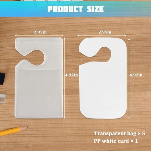 Clear Car Parking Permit Holder, 5PCS Vehicle Vertical Rearview Mirror Parking Hanger with 1PC Card, Automotive Lot Pass Tag Hanging Holder, Universal for SUV, Sedan, Truck in Saudi Arabia