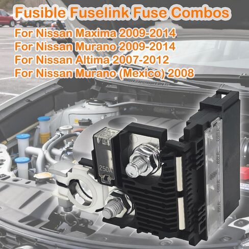 24380-JA00A مجموعات الصمامات Fuselink القابلة للانصهار المتوافقة مع Nissan Altima 2007-2012 Maxima 2009-2014 Murano 2009-2014 - استبدال محطة فتيل البطارية الإيجابية لـ 924-079 24380JA00A in Saudi Arabia