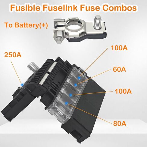 24380-JA00A مجموعات الصمامات Fuselink القابلة للانصهار المتوافقة مع Nissan Altima 2007-2012 Maxima 2009-2014 Murano 2009-2014 - استبدال محطة فتيل البطارية الإيجابية لـ 924-079 24380JA00A in Saudi Arabia
