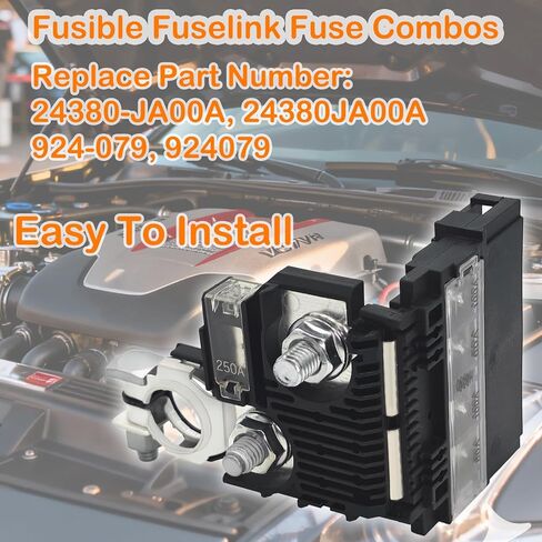 24380-JA00A مجموعات الصمامات Fuselink القابلة للانصهار المتوافقة مع Nissan Altima 2007-2012 Maxima 2009-2014 Murano 2009-2014 - استبدال محطة فتيل البطارية الإيجابية لـ 924-079 24380JA00A in Saudi Arabia