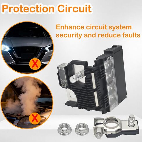 24380-JA00A مجموعات الصمامات Fuselink القابلة للانصهار المتوافقة مع Nissan Altima 2007-2012 Maxima 2009-2014 Murano 2009-2014 - استبدال محطة فتيل البطارية الإيجابية لـ 924-079 24380JA00A in Saudi Arabia