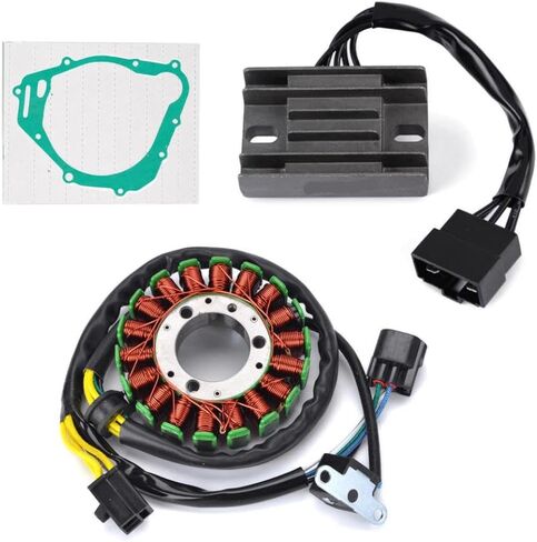 Compatible with DR250 DRZ250 DR-Z250 Motorcycle Models 1998 2007 2009 Engine Stator Coil Voltage Regulator Rectifier with Gasket Aftermarket Replacement(A) in Saudi Arabia