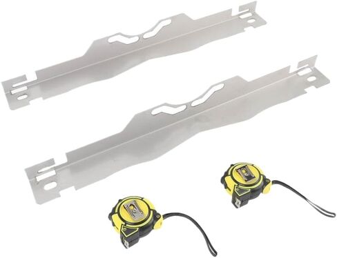 Car Front End Alignment Tool Wheel Alignment Tool Plate Stainless Steel with 3 Meters Tape Measure Compatible with Cars Sedans SUVs in Saudi Arabia