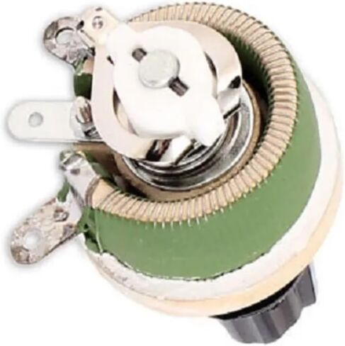 Wirewound Ceramic Potentiometer Adjustable Rheostat Resistor 25W 1R/2R/5R/10R/20R/30R/50R/100R/150R/200R/300R/500R/1KR/2KR(1R) in Saudi Arabia