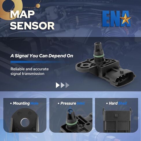 ENA Manifold Absolute Pressure Sensor Compatible with 2015 2016 2017 2018 2019 Ford Escape Explorer Fusion Transit Connect Replacement for AS692 EL8A9F479AA EL8Z9F479A in Saudi Arabia