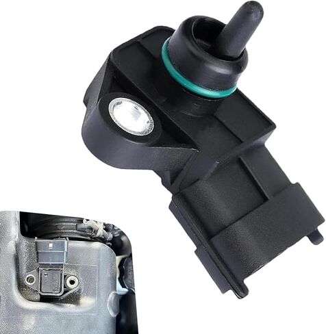 39300-2B100 Intake Manifold Absolute Pressure Sensor, MAP Sensor, 39300-2B000 39300-2B100 39300-03000 9470930501 Accessory, Compatible With Hyundai Cars (Black) in Saudi Arabia