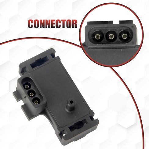 12569240 Manifold Absolute Pressure Sensor Compatible with Blazer Camaro Caprice Cavalier Malibu Monte Carlo S10 Venture Rodeo Trooper Cherokee Wrangler Achieva Bravada Firebird Montana in Saudi Arabia