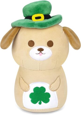 دمية دب عيد القديس باتريك - حيوان محشو في يوم القديس باتريك مع قبعة ونفل، هدايا عيد القديس باتريك للأطفال، ديكورات أيرلندية لحفلات المنزل in Kuwait