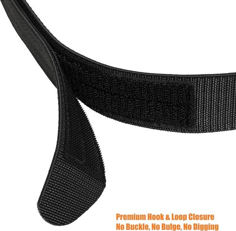 TACNEX Mechanic No-Scratch Elastic Belt 1 3/8" Buckleless Adventure Stretch Web Belt Hook & Loop Closure No Metal Men Women in Saudi Arabia