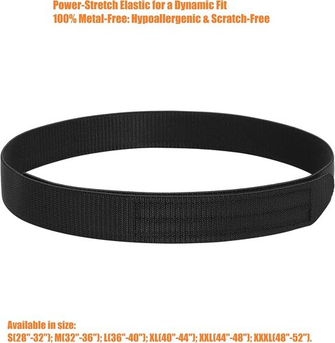 TACNEX Mechanic No-Scratch Elastic Belt 1 3/8" Buckleless Adventure Stretch Web Belt Hook & Loop Closure No Metal Men Women in Saudi Arabia