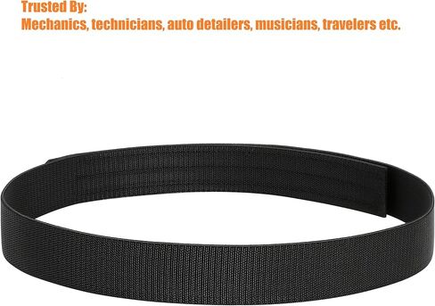 TACNEX Mechanic No-Scratch Elastic Belt 1 3/8" Buckleless Adventure Stretch Web Belt Hook & Loop Closure No Metal Men Women in Saudi Arabia