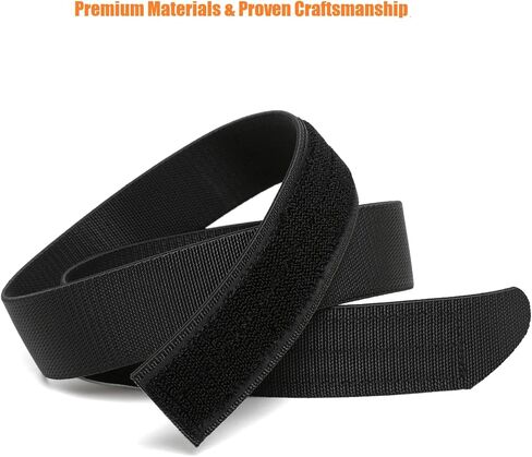 TACNEX Mechanic No-Scratch Elastic Belt 1 3/8" Buckleless Adventure Stretch Web Belt Hook & Loop Closure No Metal Men Women in Saudi Arabia