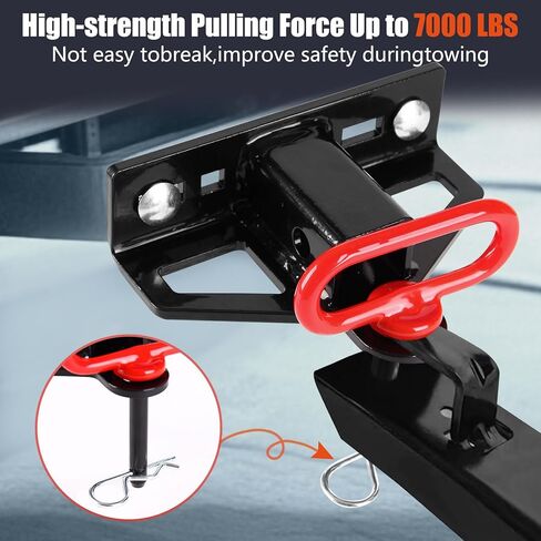 وصلة وصلة جزازة العشب بدون دوران مع جهاز استقبال 1-1/4 بوصة، ووصلة استقبال مقطورة فولاذية شديدة التحمل بسمك 6 مم، ودبوس وصلة مقطورة مغناطيسي 1/2 بوصة ودبوس ومشابك مقاس 5/8 بوصة in Kuwait