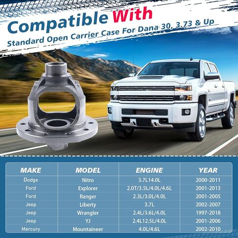Differential Carrier Case Replacement for Dana 30 Diff, 3.73 & Up Ratio in Saudi Arabia