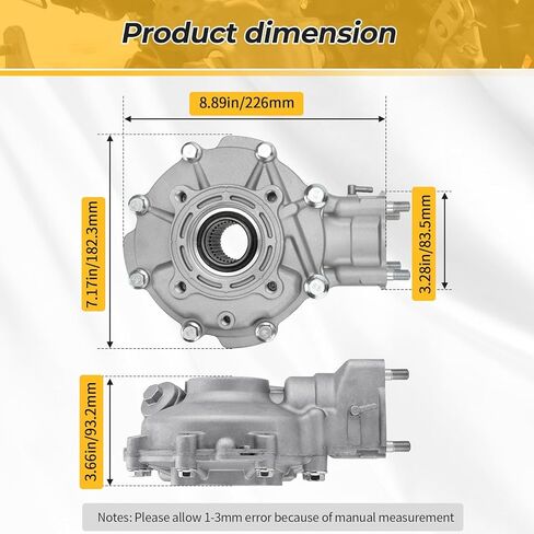 M MATI Rear Differential Final Gear Box Assembly for Honda FourTrax 2x4 TRX300 4x4 TRX300FW 1988-2000 in Saudi Arabia
