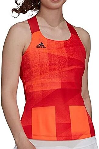 أديداس طوكيو برايم بلو Heat.RDY Y-Tank Top App Solar Red/Black XS in Saudi Arabia