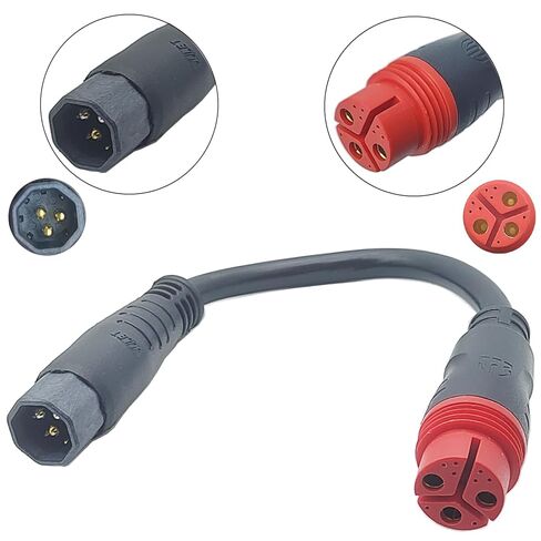 Hub Motor Cable Adapter for BAFANG, Z916 Male to L1121 Female Connector, Adapter Cable for BAFANG Hub Motors Replacing/Upgrading, Compatible with BAFANG E-Bike System in Kuwait