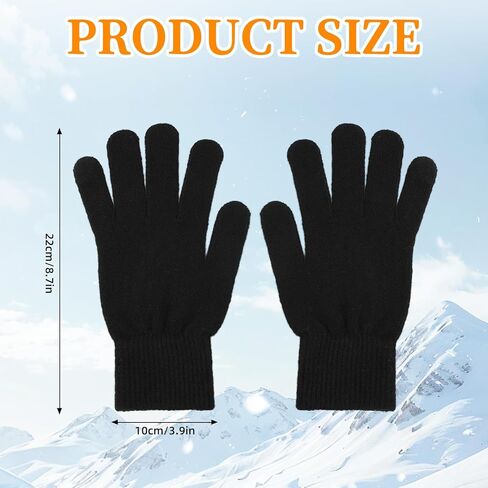 2 Pairs Merino Wool Liners Glove Liners for Men Wool Gloves with Touchscreen Fingers for Winter Cold Weather Tactical Running Hiking Cycling Ski Workout in Saudi Arabia