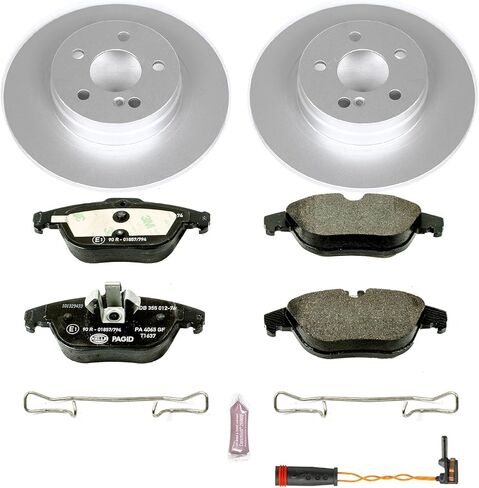 Power Stop ESK5625 Rear Euro-Stop Brake Kit Mercedes and 1 Rear Sensor Wire For Mercedes-Benz C250 2012-2015, Mercedes-Benz C300 2008-2012 [Model Specific] in Saudi Arabia