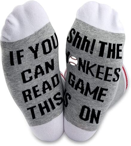 Novelty Baseball Crew Socks For Men Baseball Birthday Gift Baseball Team Fans Gift in Saudi Arabia