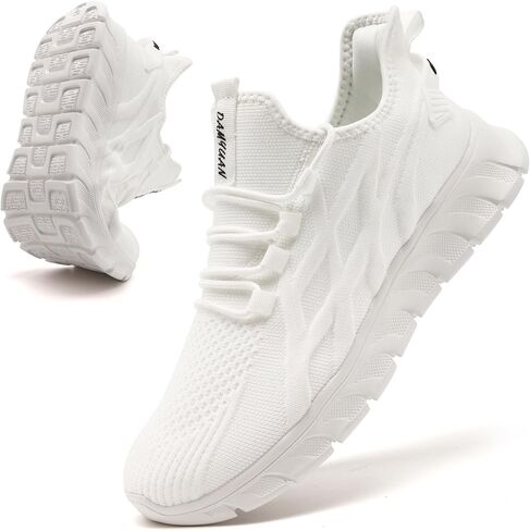 Mens Running Shoes Tennis Sneakers Slip on Walking Gym Non Slip Work Shoe Lightweight Breathable Causal Athletic Workout Shoes in Saudi Arabia