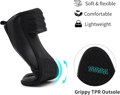 Loafers for Women Low Chunky Block Heels Pumps Comfortable Slip-on Heeled Loafers Dress Work Shoes for Office Business in Saudi Arabia