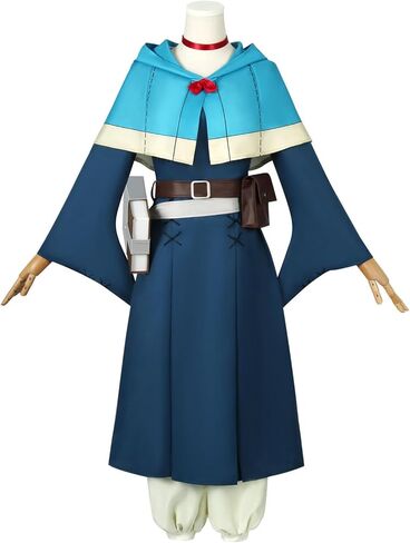 NSPSTT Marcille Cosplay Dungeon Costume Anime Cosplay Navy Dress New Outfit Halloween for Women in Saudi Arabia