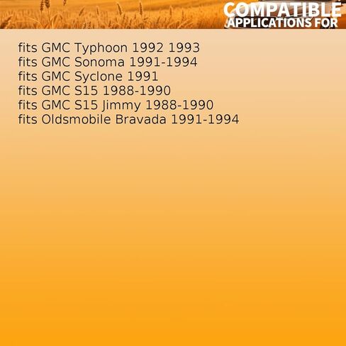 1 Piece Torsion Bar Mount Front fits GMC Sonoma,Syclone,Typhoon,S15 Jimmy 1988 1989 1990 1991 1992 1993 1994 fits Oldsmobile Bravada 1991 1992-1994 Replacement 15561133 in Kuwait