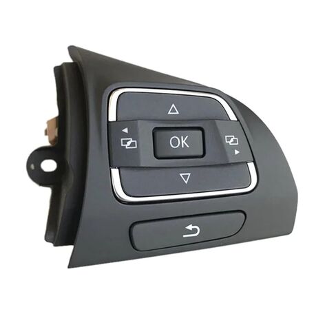 Steering Wheel Mounted Cruise Control Switch Butto Car Side MFD Steering Wheel Buttons Switch/Fit for Golf MK6 Tiguan Jetta EOS 5C0959537A/5C0959538B in Saudi Arabia