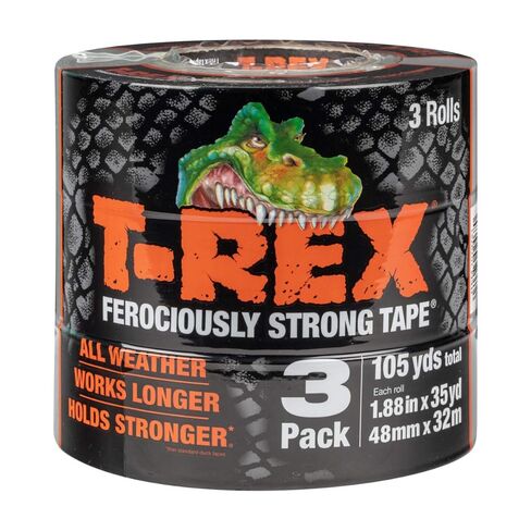 شريط إصلاح قوي للغاية من T-REX، أسود، 1.88 بوصة × 35 ياردة. - 241628 in Saudi Arabia